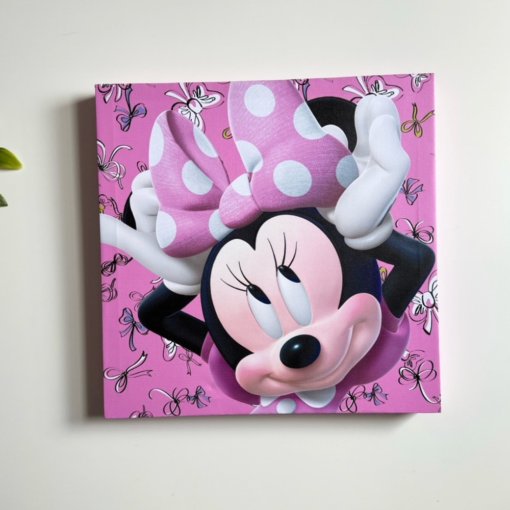 minnie mouse 4 piece wall art set